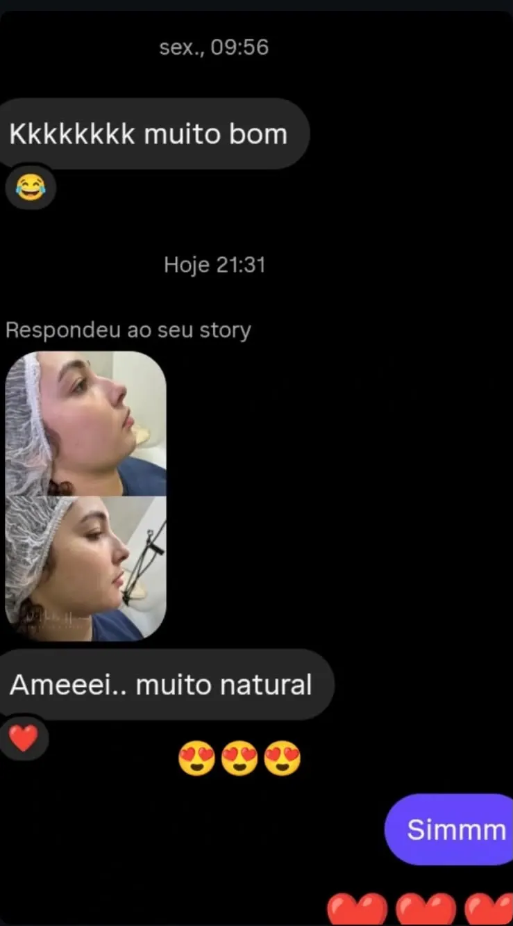 “Ameei, ficou muito natural.”